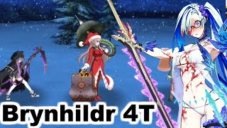 FGO[JP] Nightingale Christmas rerun Challenge Quest - Summer Brynhildr 4 Turn ～聖夜のサンタと子供たち～