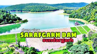 sarafgarh dam  sundargarh odisha best picnic SPOT boating park  sundargarh  drone view