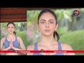 international yoga day 2023 rakul preet singh yoga workout video leo entertainment