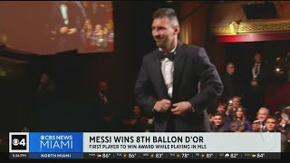 Inter Miami's Lionel Messi wins record 8th Ballon d'Or
