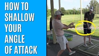 GOLF: How To Shallow Your Angle Of Attack