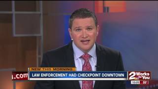 12 DUI arrests made at downtown Tulsa checkpoint