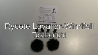 Testbericht: Rycote Windschutz für Lavaliermikrofone