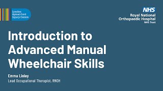 Introduction to Advanced Manual Wheelchair Skills