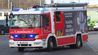 [Primeur] Autopomp P21 Brandweer HVZ VBO Post Aarschot met spoed naar een liftopsluiting!