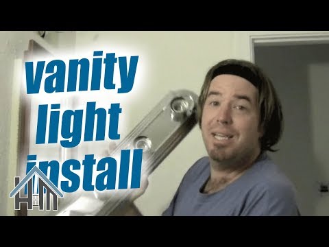 How to replace a vanity light fixture in your bathroom. Easy! How to replace a vanity light fixture in your bathroom. Easy!