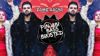 BAMB AAGYA (BASS BOOSTED) Gur Sidhu | Jasmine Sandlas | New Punjabi Song 2022