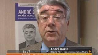 André Gerin passe la main (Rhône)