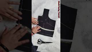 4 Tucks blouse cutting #youtubeshorts #shortviral #4tucksblouse