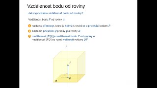 5.4.5 Vzdálenosti v prostoru