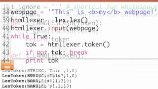 Lexer Fun Time - Programming Languages
