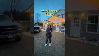 Morning yoga in Kenai, Alaska #fun #excercise #yogi #nature #stretching #flexibility #travel #trips