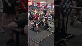 usapl bench press @ 117.5kg / 258lb for a Georgia state record- masters 1 @ 67.5kg weight class