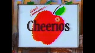 Apple Cinnamon Cheerios by General Mills ad pair from 1990