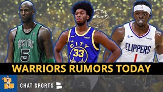 Warriors Rumors: NBA Free Agency Targets Ft. Reggie Jackson + James Wiseman & Kevin Garnett Workout?