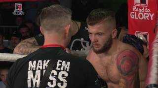 GLORY 43 New York Free Fight: Bailey Sugden vs. Andrew Liddell