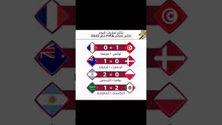 نتائج مباريات اليوم لكأس العالم FIFA قطر 2022