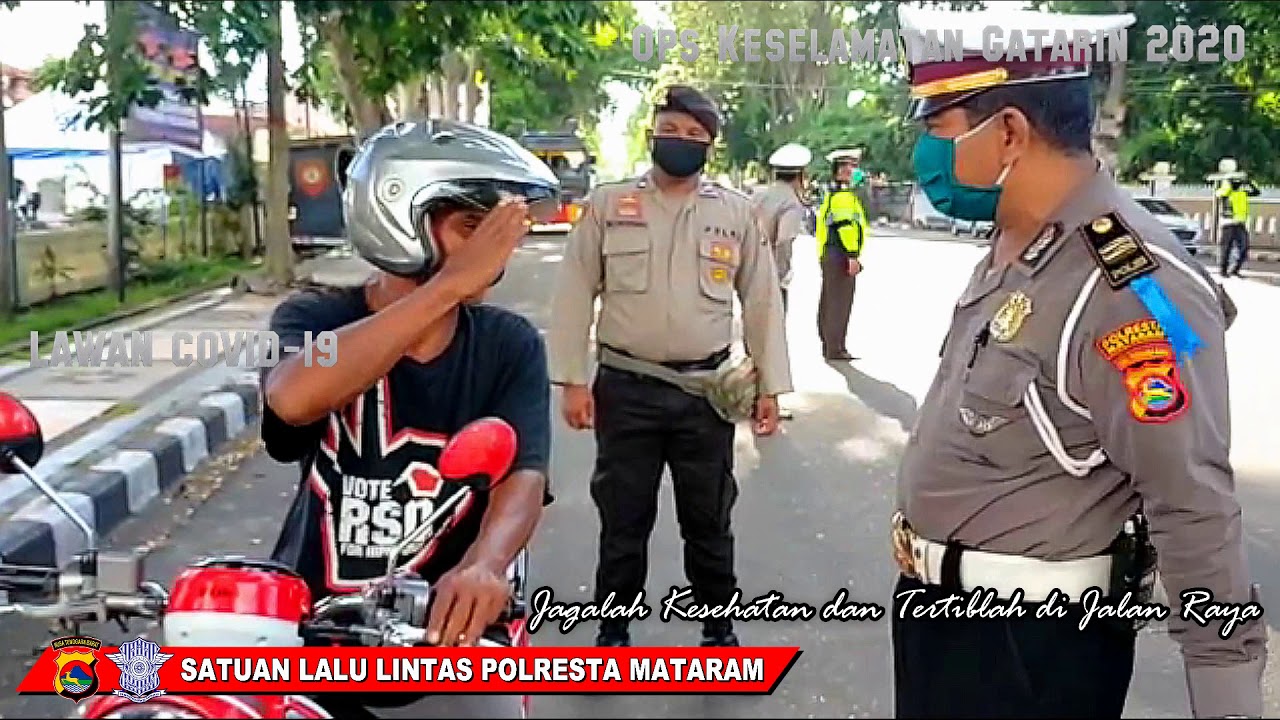 Pemeriksaan Masker Ops Keselamatan Gatarin 2020 By Sat Lantas Polresta ...