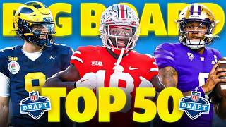 Ranking the Top 50 Players in the 2024 NFL Draft