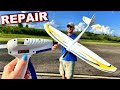 How to REPAIR CRASHED Foam RC Airplanes