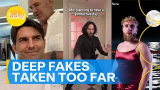 Celebrities fall victim to a string of online deep fakes | Today Show Australia