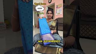 Minivlog#282 |🤷 Kayal Saree collection launched| Just 420₹Free Shipping| #shorts #shortsfeed #saree