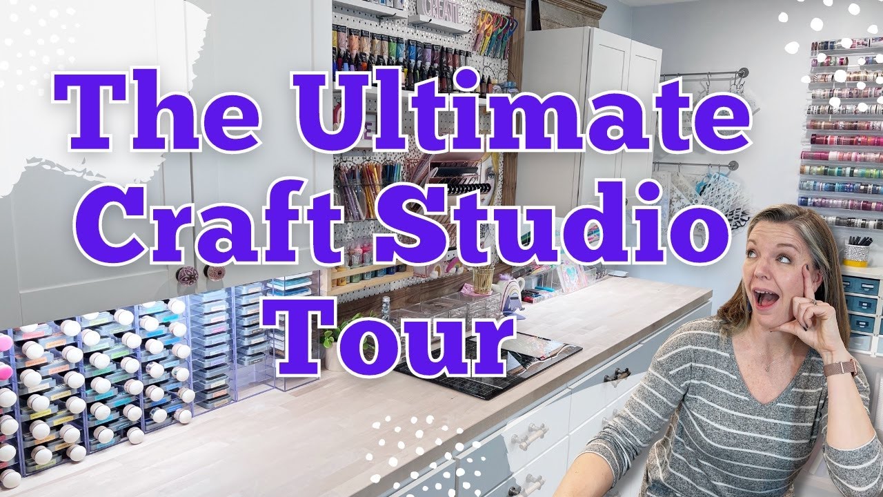 The Ultimate Craft Studio Tour Craft Room Organization Youtube
