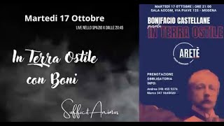 Presentazione In Terra Ostile di Boni - Aretè Modena - 17/10/23