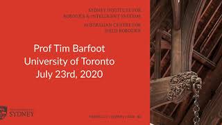 SIRIS Seminar: Jul 23 2020, Tim Barfoot, University of Toronto