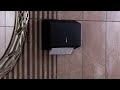 Vellora 200 Paper Capacity Matte Black Folded Paper Towel Dispenser | Installation & Benefits