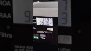 Shocked fuel prices 14 euros for 1000L.