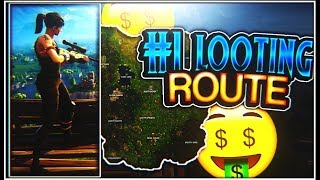 1 new looting route in fortnite battle royale 10 chest spawns - loot route fortnite