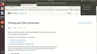 Github - Testing your SSH connection