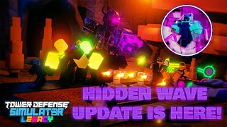 The Return Of Hidden Wave! It's too hard! Tower Defense Simulator Legacy Update | Roblox
