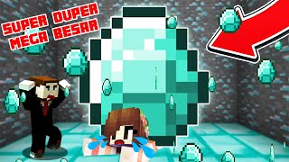 MINECRAFT TAPI KITA BISA MEMBUAT DIAMOND JADI SUPER DUPER BESAR BAGAIKAN TITAN !!!