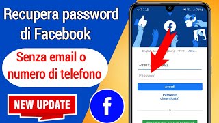 Come recuperare la password di Facebook (Nuovo metodo 2023)