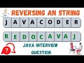 How to reverse string in java | java interview question