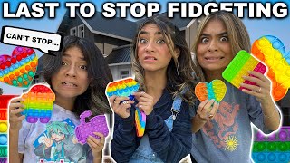 LAST TO stop playing with FIDGETS POP ITS | GEM Sisters