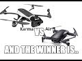 DRONE WARS!!! Mavic AIR vs GoPro Karma!