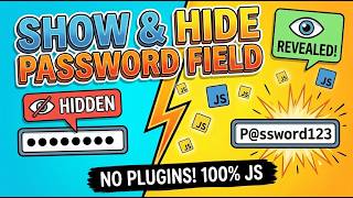 Create a Show/Hide Password Field with JavaScript (No Plugins!)