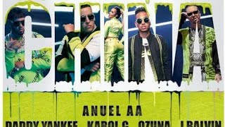 Anuel AA, Daddy Yankee Ozuna & Kalor G, J balvin - China (letra oficial)