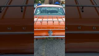 Ford Mustang 1967 Classic Orange Show Car Warren Michigan September 2022