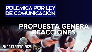 📺 Polémica por ley de comunicación, propuesta genera reacciones - Un Café con JJ 20 de Febrero 202