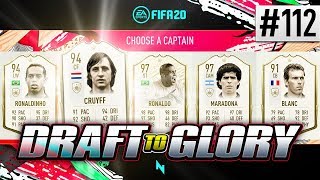 INSANE ICON SQUAD! - FIFA20 - ULTIMATE TEAM DRAFT TO GLORY #112