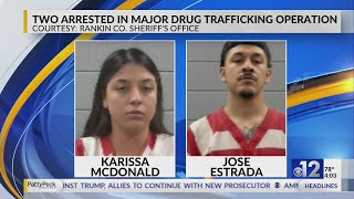 Two arrested in Rankin County for major drug trafficking operation
