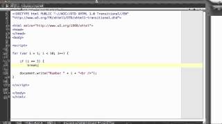 JavaScript - 16. Break statement and continue statement