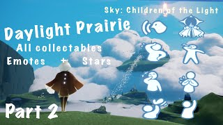 Sky: Children of the Light ALL emotes/collectables Pt 2. Daylight Prairie UPDATED