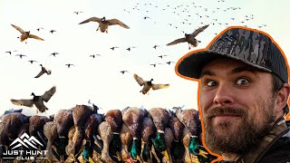 DECOYING HUGE FLOCKS OF DUCKS | Duck Hunting 2022