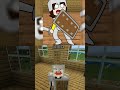 Minecraft When a Spider gets inside your Minecraft house (Minecraft version (Animated #shorts)#Dave