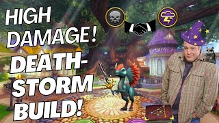 High-Damage Death-Storm Gear Setup in Wizard101